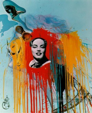 Salvador Dalí Painting - Fotomontaje de autorretrato con la famosa Mao Marilyn que Philippe Halsman creó por deseo de Dali Salvador Dali